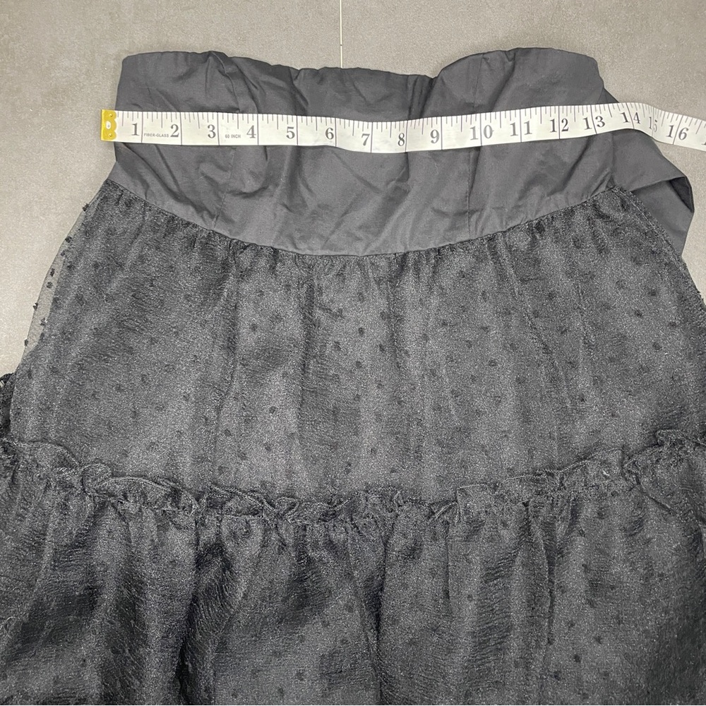 Forever 21 Black Tulle Strapless Mini Dress - Picture 4 of 5